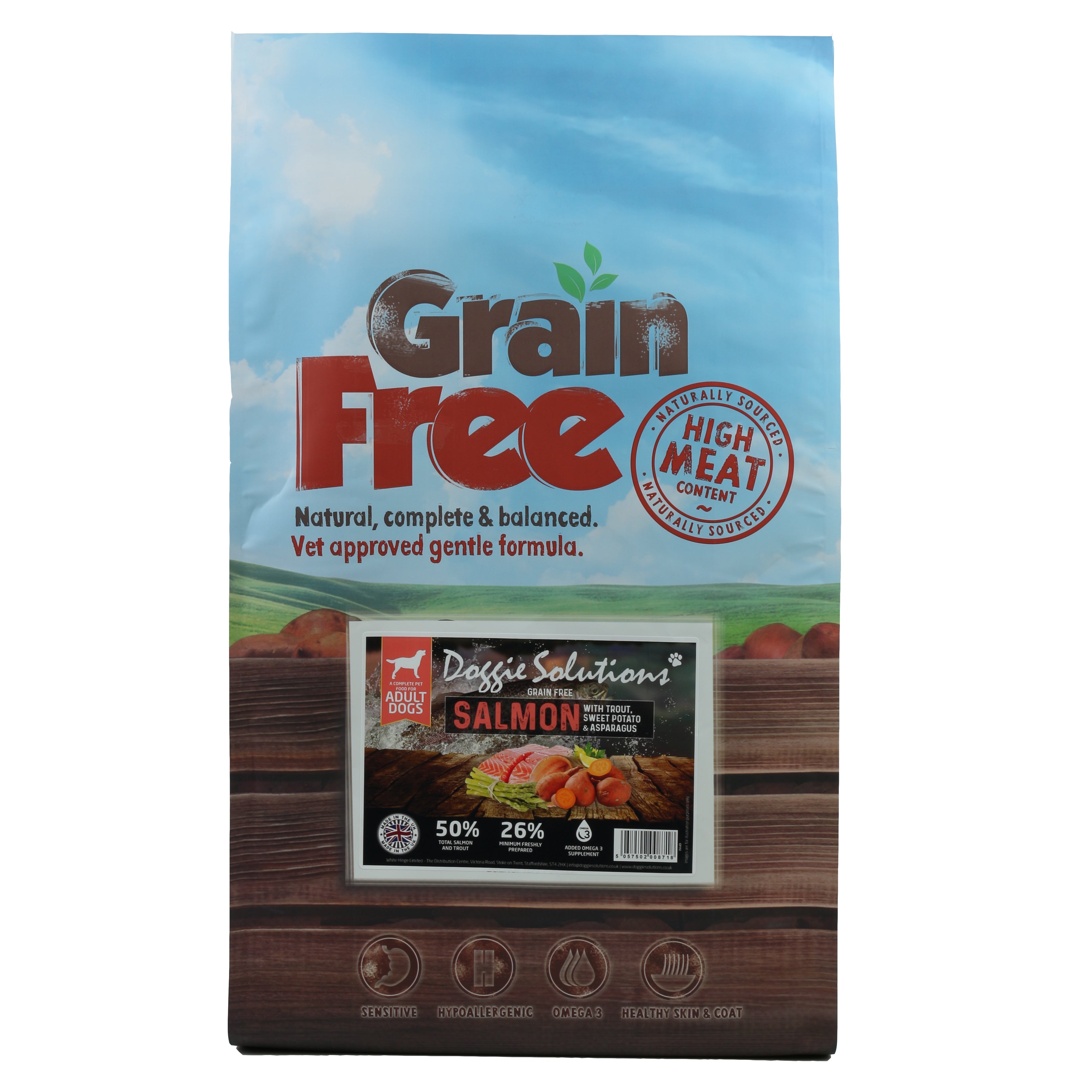 Grain Free Salmon with Trout, Sweet Potato & Asparagus Adult Dog Food