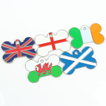 <br>Country Flag Pet Tags</br> Please Bear With Us As We Update And Improve Our Product Range In The Meantime, Please Explore Our Website And Check Out Our Other Amazing Products! Thank You.