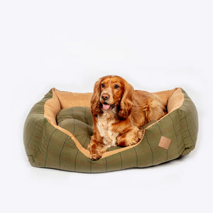 Danish Design Tweed Rectangular Snuggle Pet Dog Bed