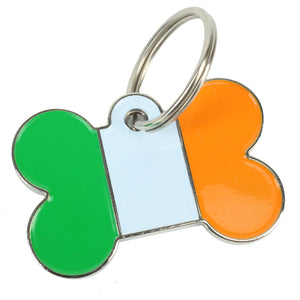 Republic of Ireland Flag Bone Tag