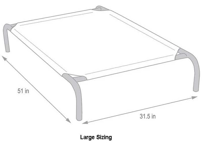 Coolaroo Raised Dog Beds Grey. Doggie Solutions