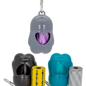 Poop Bag Dispenser with Biodegradeable Poop Bags