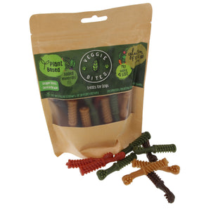 Veggie Bites Dental Brush Treats Plant Based Gluten Free 100g
