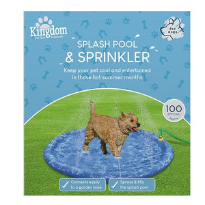 Pet Kingdom Dog Splash Pool & Sprinkler